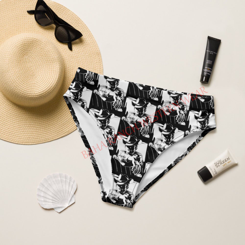 Baha Ranch Yeehaw Vintage Cowboy Bikini Bottom by Baha Ranch Western Wear