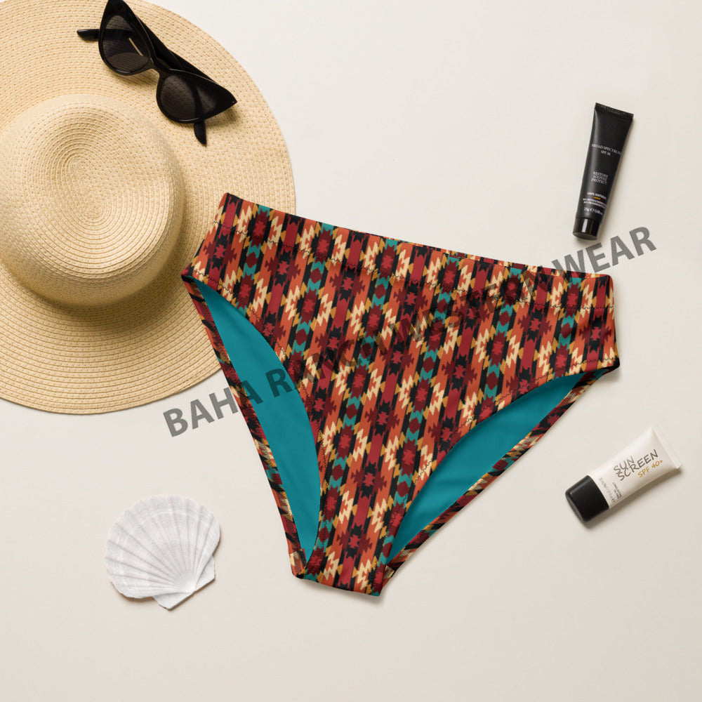 Baha Ranch Yeehaw Rust Aztec Bikini Bottom by Baha Ranch Western Wear