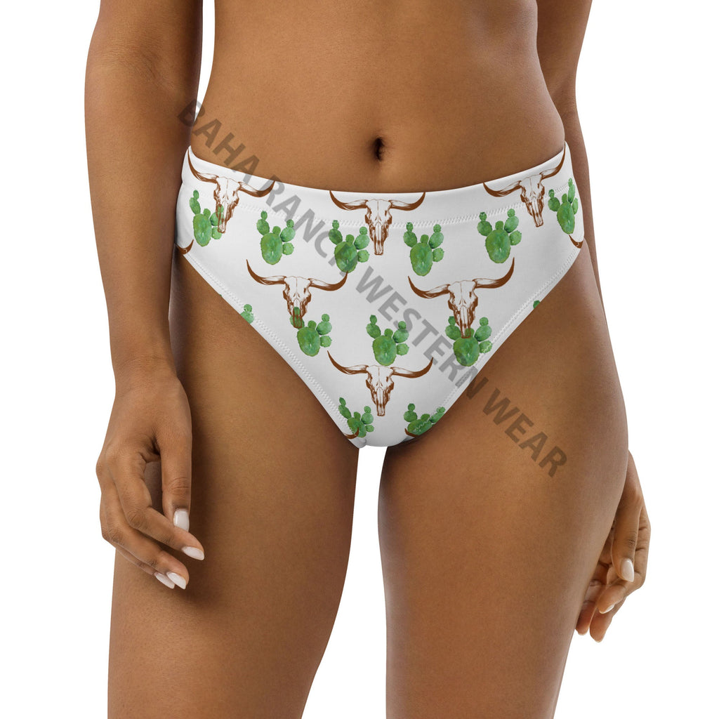 Yeehaw Cactus Bullhead Bikini Bottom by Baha Ranch Western Wear - product image 5