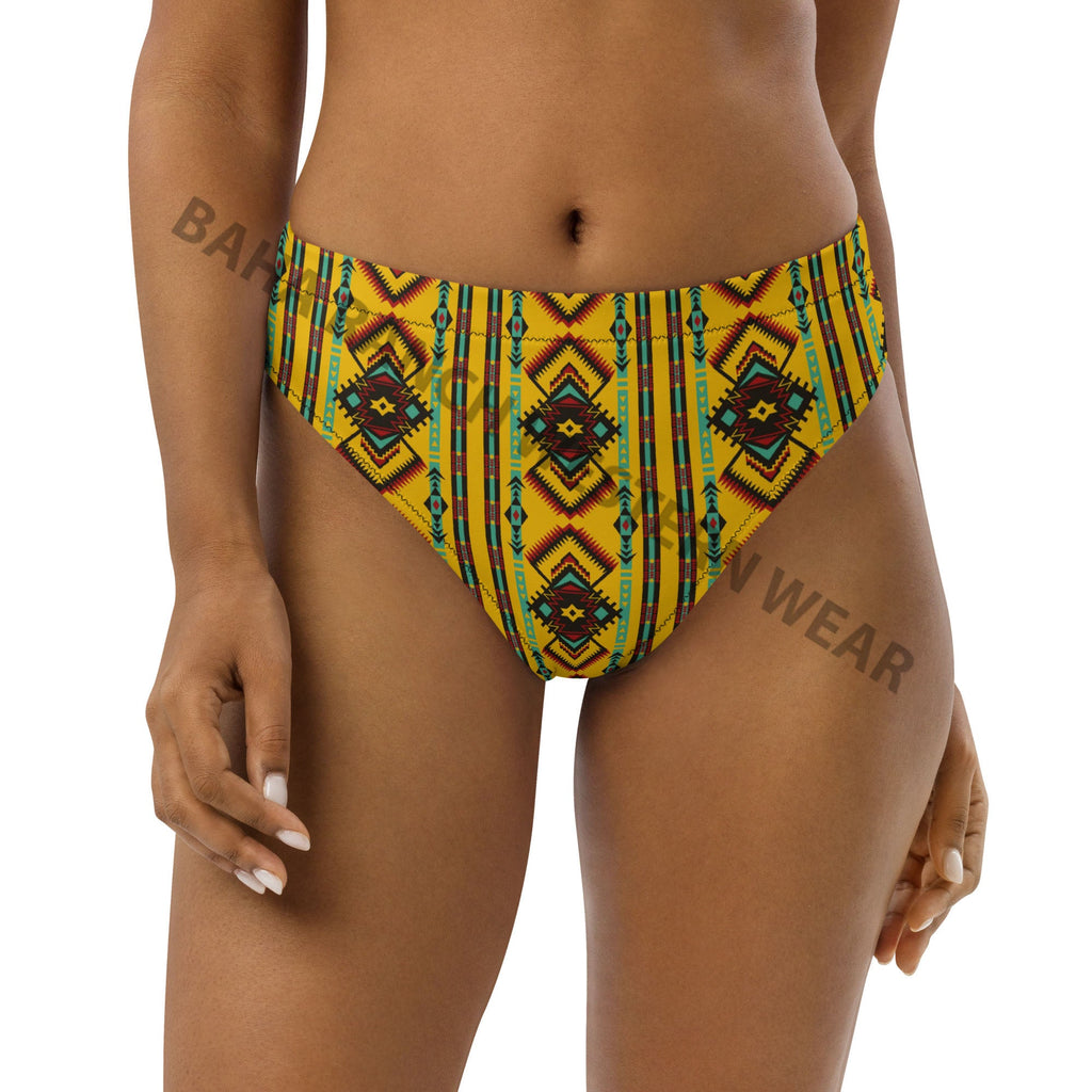 Baha Ranch Yeehaw Mustard Aztec Bikini Bottom by Baha Ranch Western Wear - product image 3