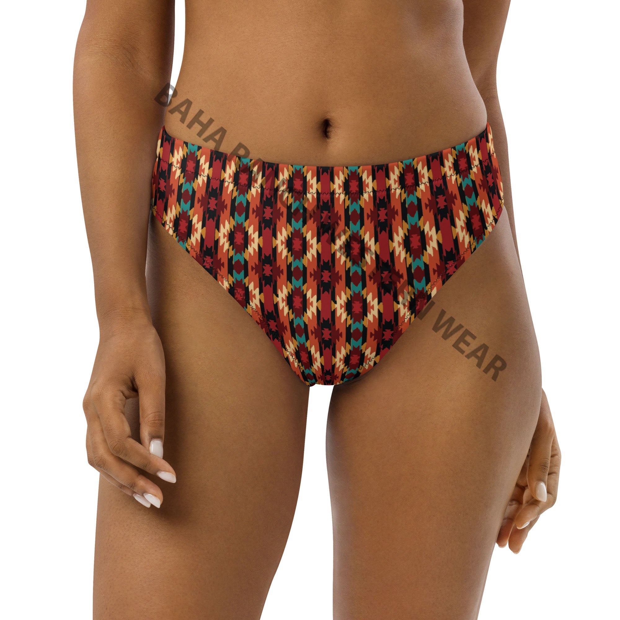 Baha Ranch Yeehaw Rust Aztec Bikini Bottom by Baha Ranch Western Wear - product image 3