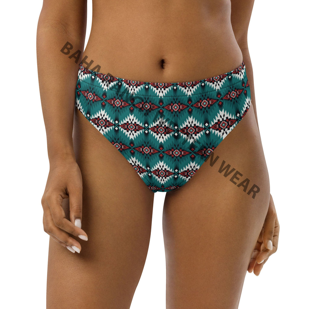 Baha Ranch Yeehaw Teal Burgandy Bikini Bottom by Baha Ranch Western Wear - product image 3