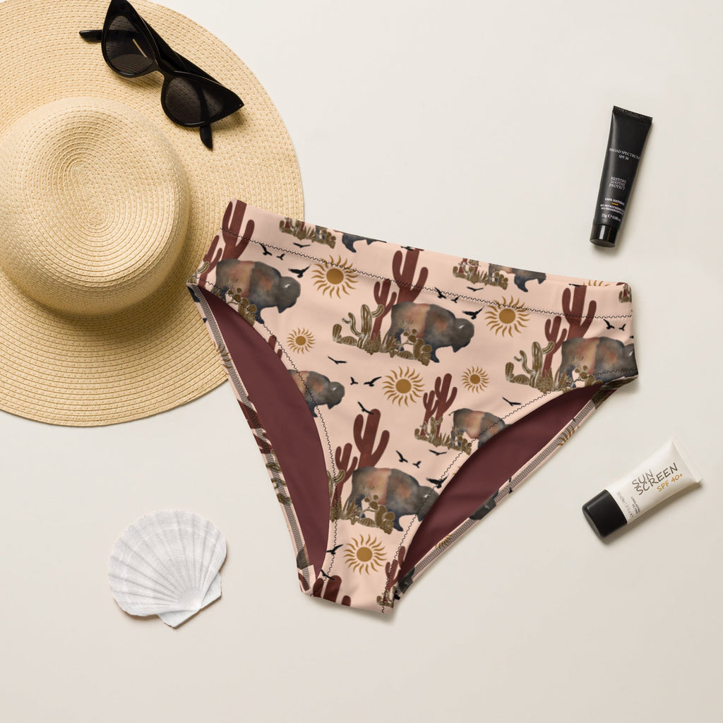 Baha Ranch Yeehaw Desert Bison Bikini Bottom by Baha Ranch Western Wear