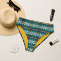 Baha Ranch Yeehaw Teal Aztec Blanket Print Bikini Bottom by Baha Ranch Western Wear