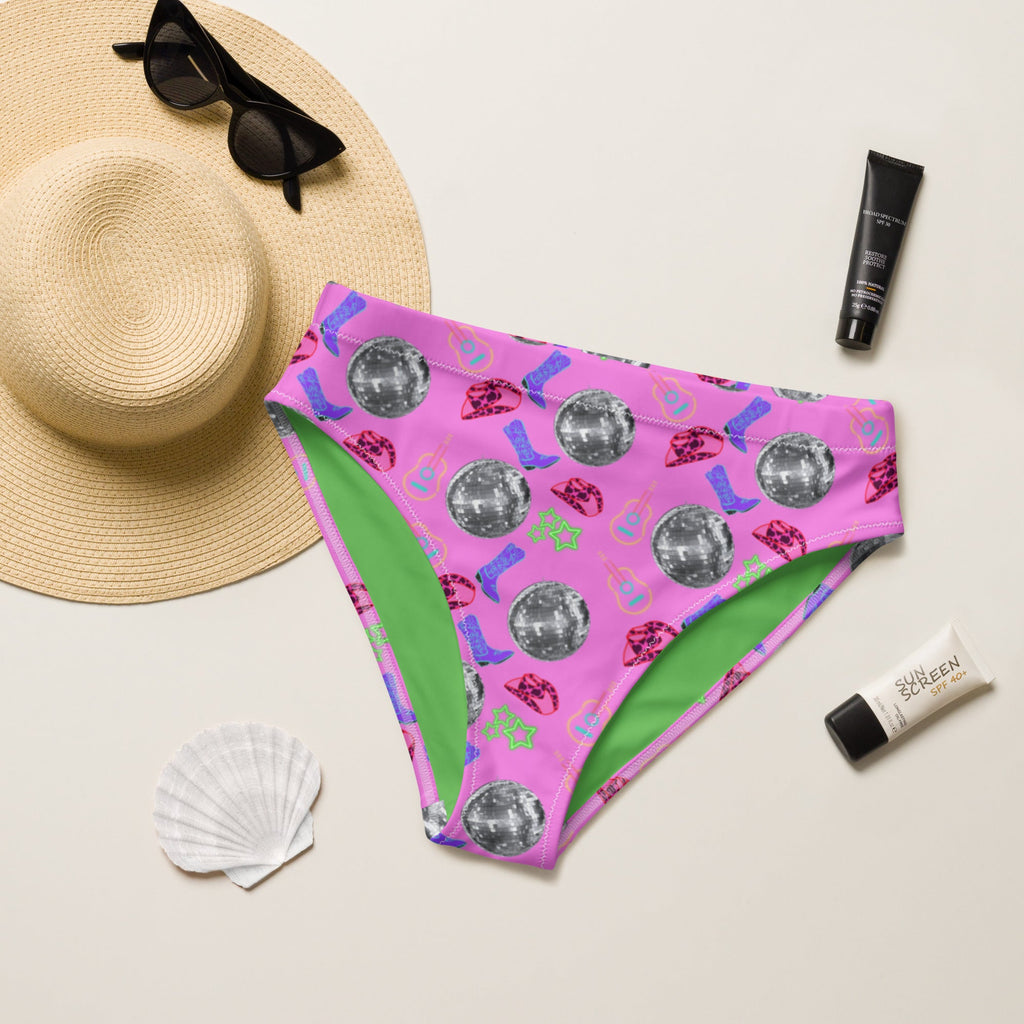 Baha Ranch Yeehaw Disco Cowgirl Bikini Bottom by Baha Ranch Western Wear