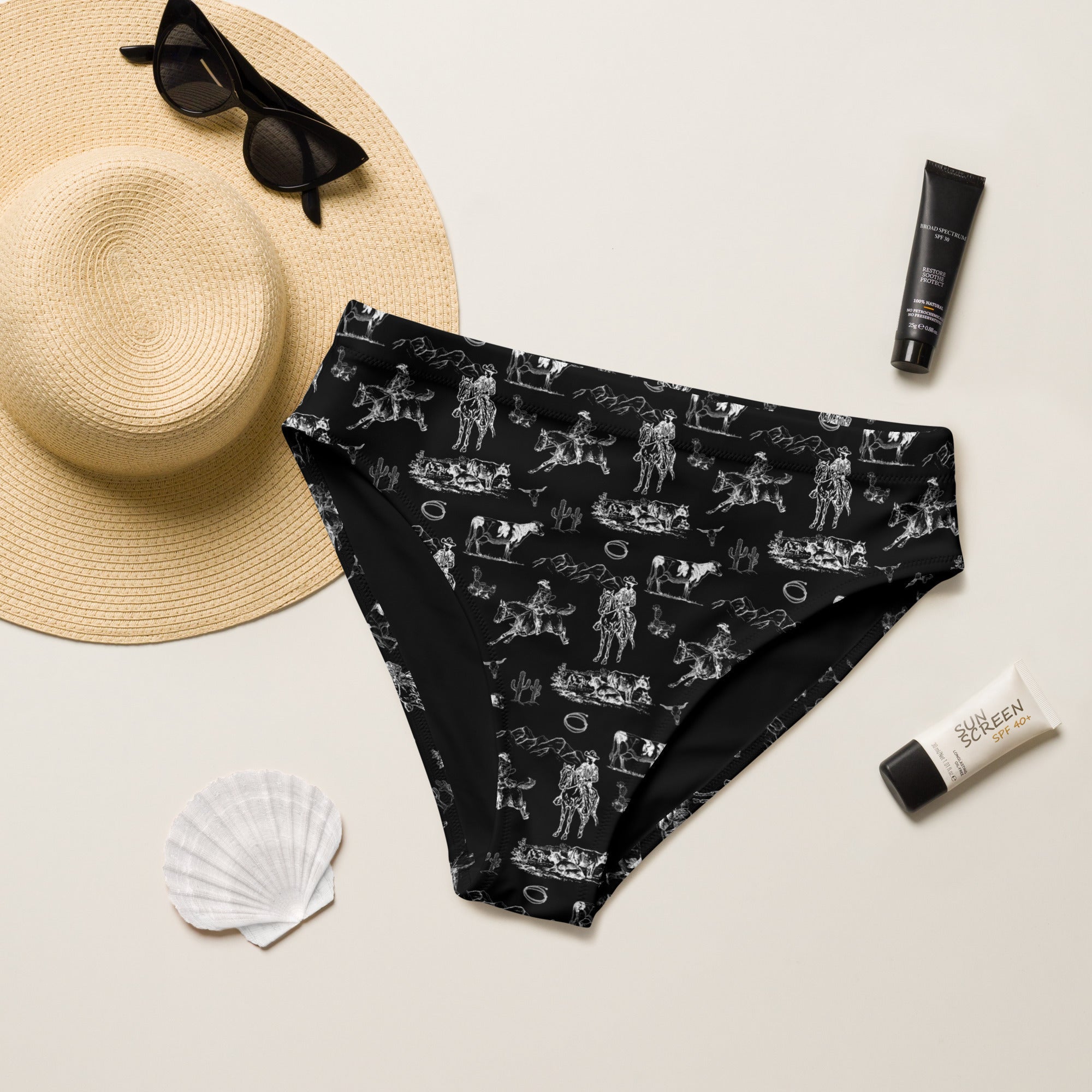 Baha Ranch Yeehaw Ranch Life Bikini Bottom by Baha Ranch Western Wear