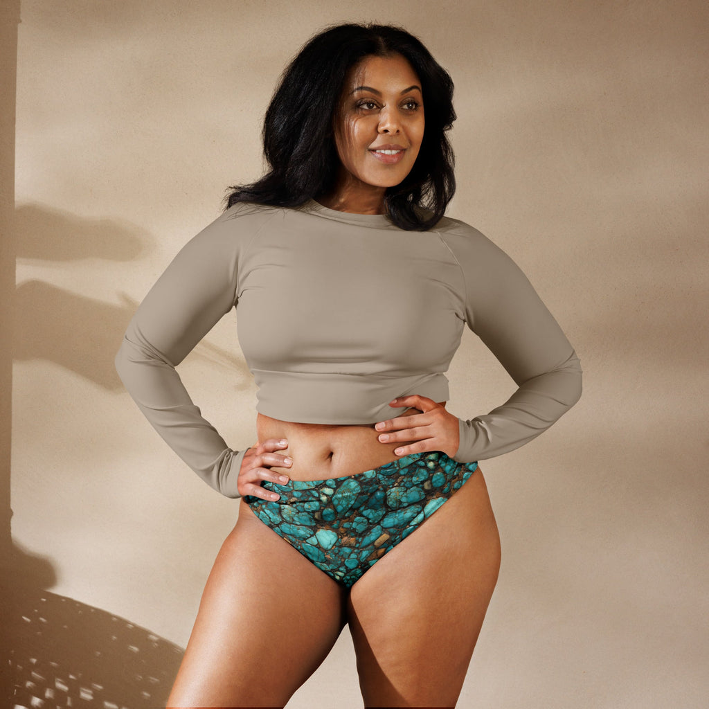 Baha Ranch Yeehaw All Turquoise Bikini Bottoms by Baha Ranch Western Wear - product image 2