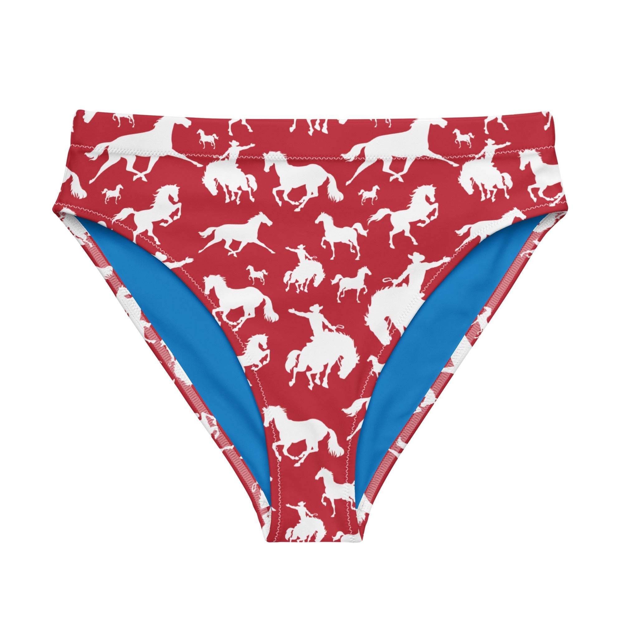 Baha Ranch Yeehaw Red Rodeo Cowboy Bikini Bottom by Baha Ranch Western Wear