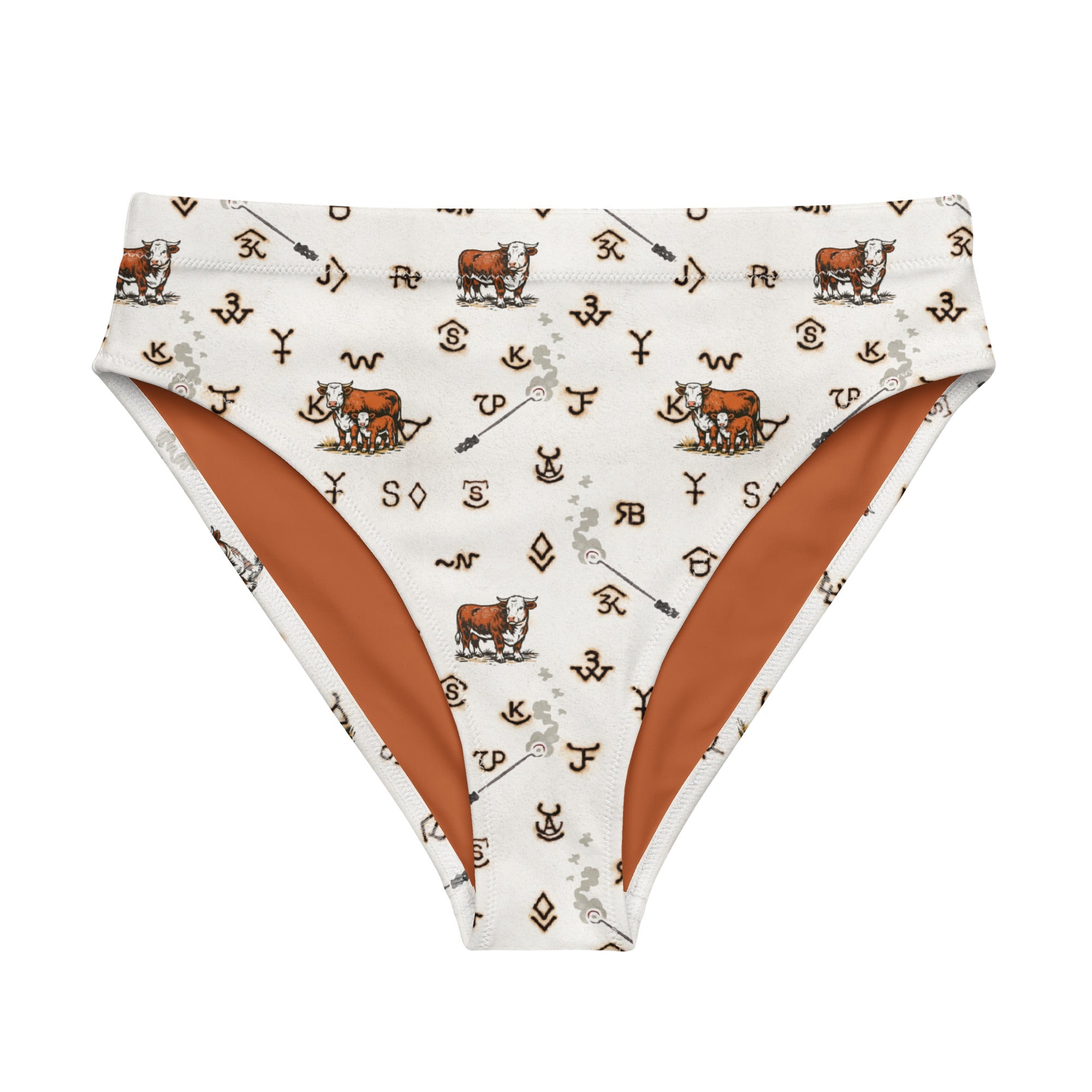 Baha Ranch Yeehaw Hereford Brands Bikini Bottom by Baha Ranch Western Wear