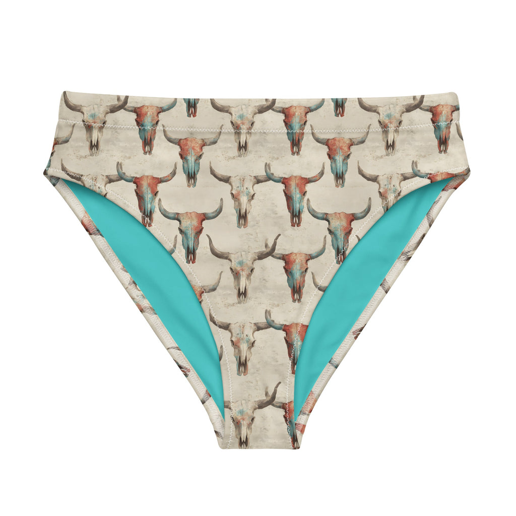Baha Ranch Yeehaw Bullhead Skulls Bikini Bottom by Baha Ranch Western Wear