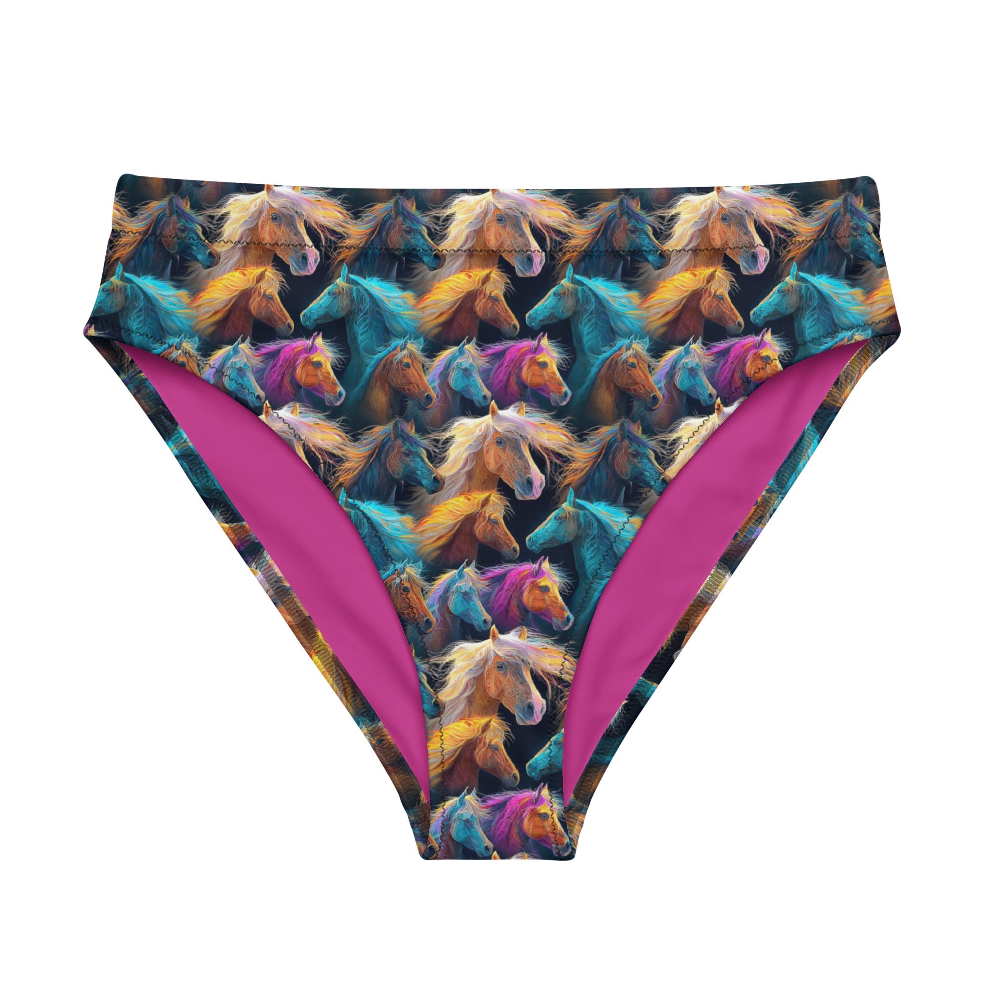 Baha Ranch Yeehaw Wild Horses Bikini Bottom by Baha Ranch Western Wear
