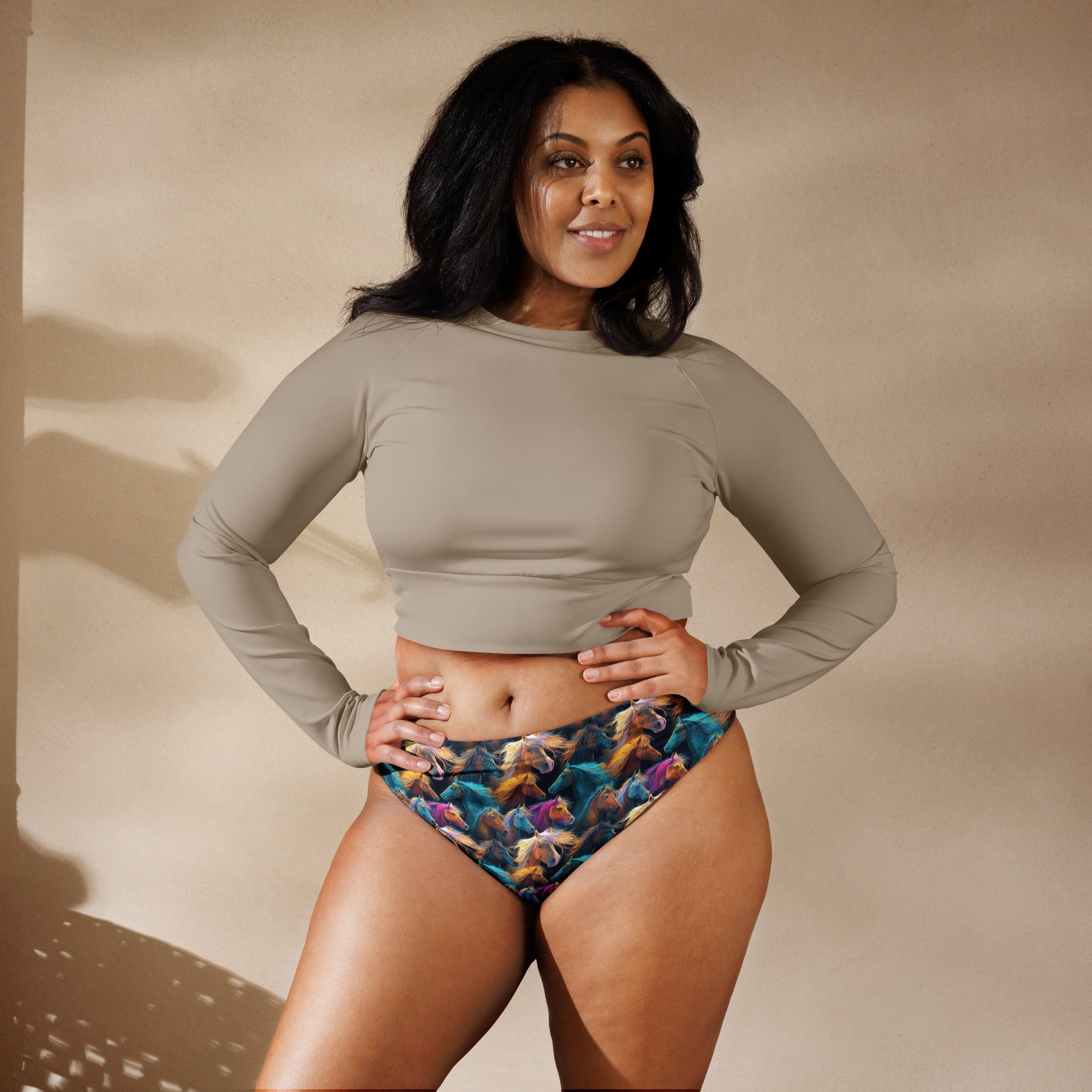Baha Ranch Yeehaw Wild Horses Bikini Bottom by Baha Ranch Western Wear - product image 2
