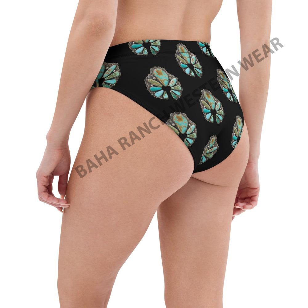 Yeehaw Black Naja Bikini Bottom by Baha Ranch Western Wear - product image 4