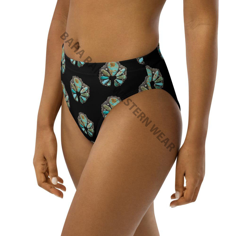 Yeehaw Black Naja Bikini Bottom by Baha Ranch Western Wear - product image 6