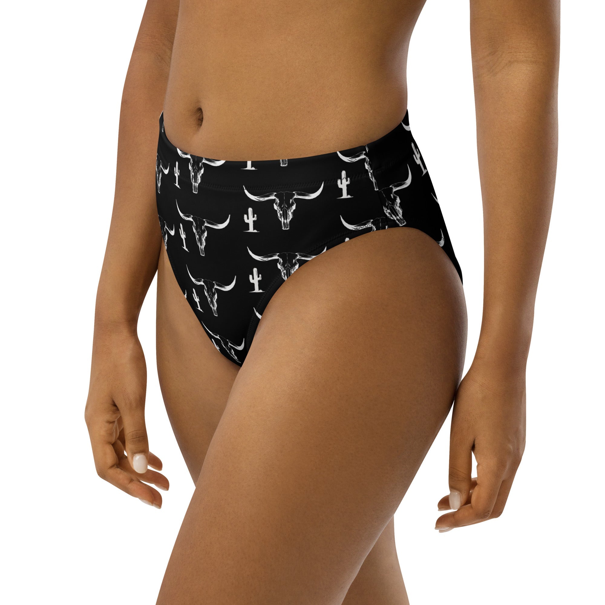Baha Ranch Yeehaw White Bullhead Cactus Bikini Bottom by Baha Ranch Western Wear - product image 6