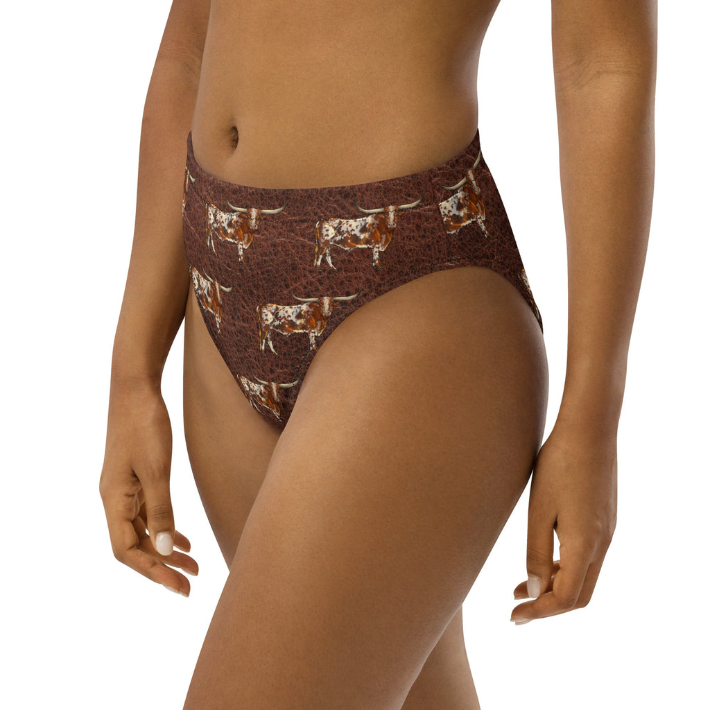 Baha Ranch Yeehaw Leather & Longhorns Bikini Bottom by Baha Ranch Western Wear - product image 4