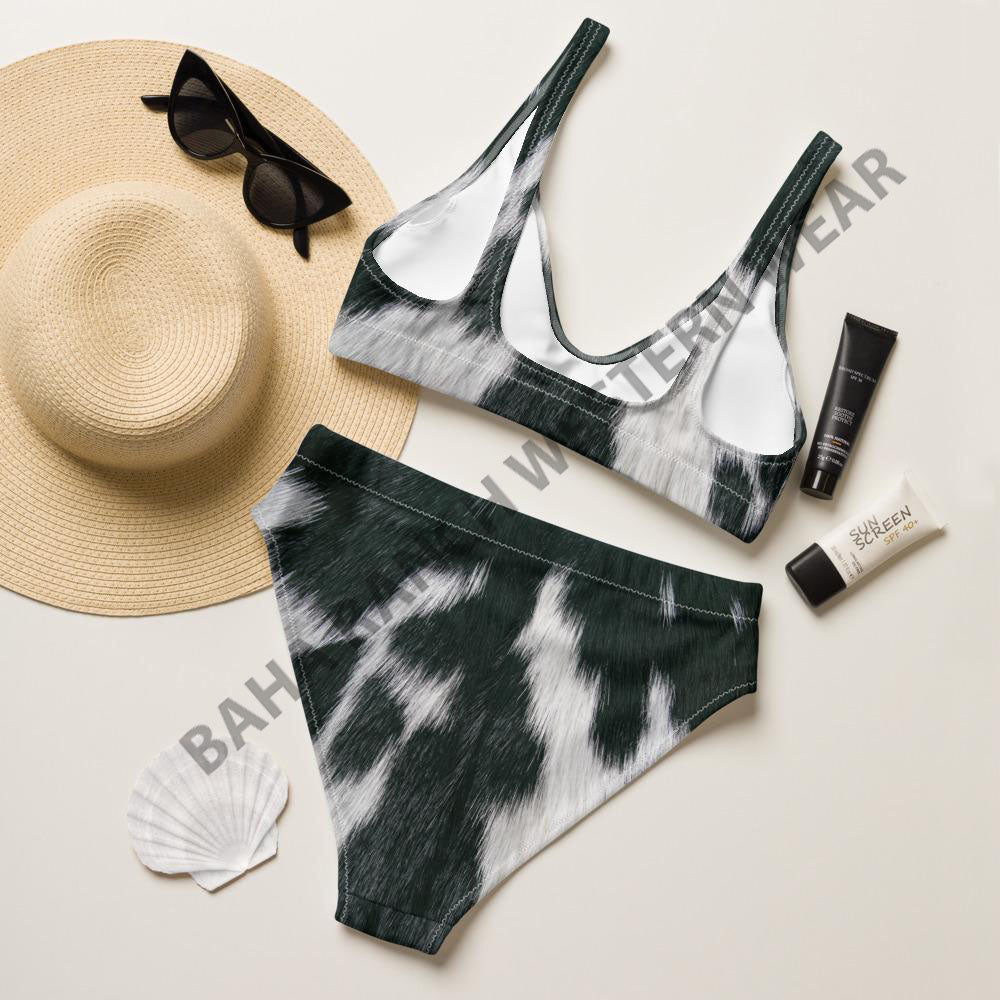 Yeehaw Cow Print Bikini by Baha Ranch Western Wear - product image 5