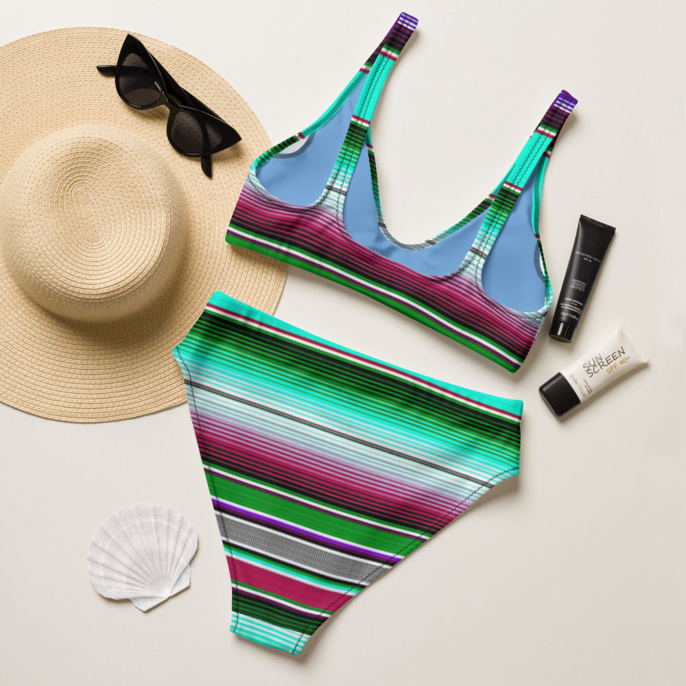 Baha Ranch Yeehaw Aqua Serape Bikini by Baha Ranch Western Wear - product image 5