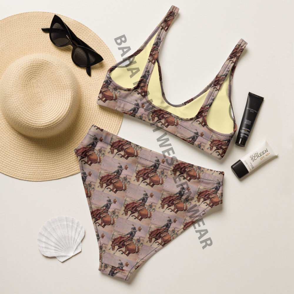 Baha Ranch Yeehaw Vintage Cowboy Bronc Bikini by Baha Ranch Western Wear - product image 3