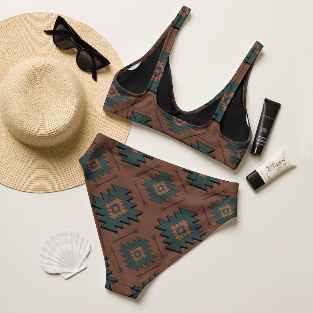 Baha Ranch Yeehaw Teal Aztec Bikini by Baha Ranch Western Wear - product image 3