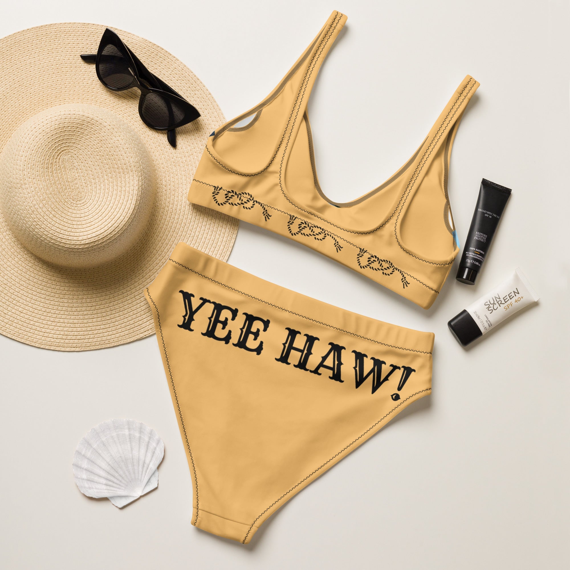 Baha Ranch Yeehaw Let's Be Cowboys Bikini by Baha Ranch Western Wear - product image 3