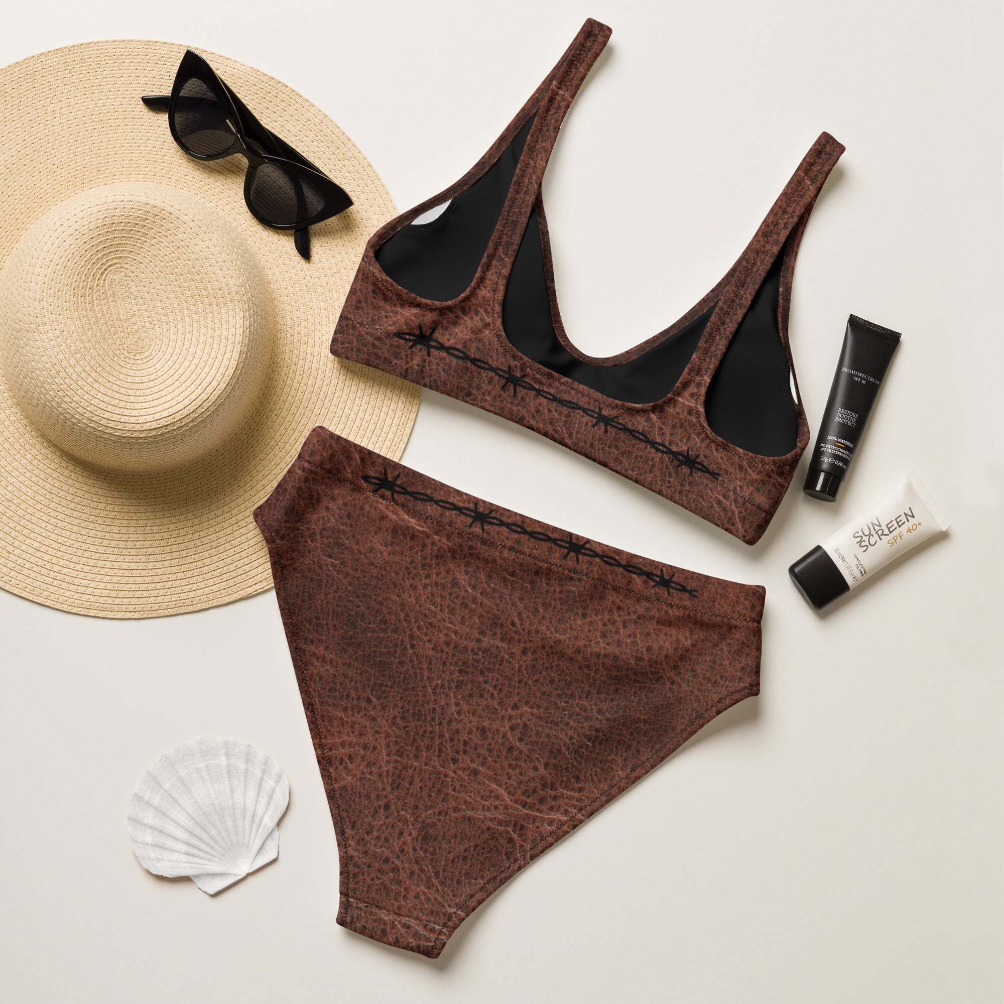 Baha Ranch Yeehaw White Bull Skull Bikini by Baha Ranch Western Wear - product image 5