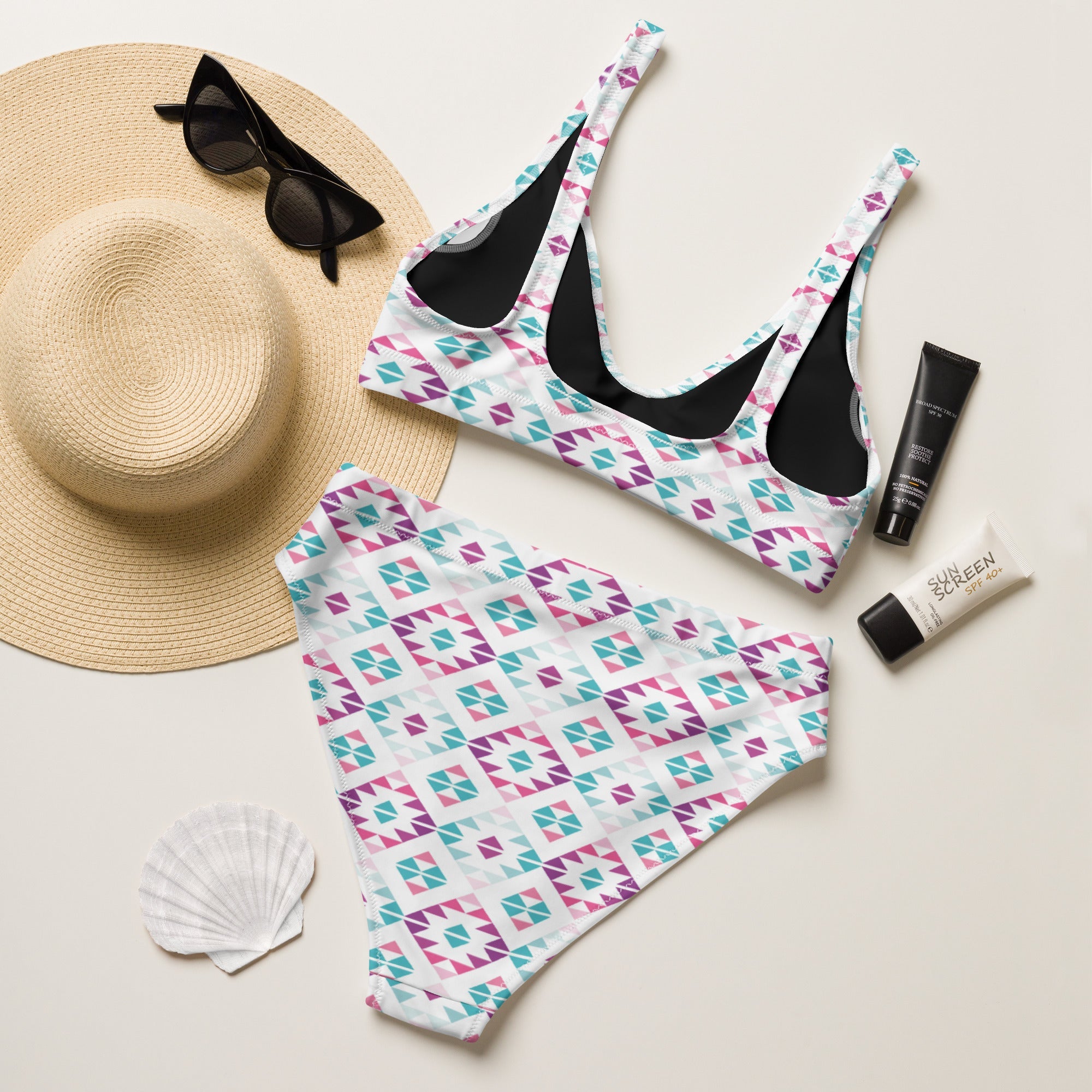 Baha Ranch Yeehaw Pink Turquoise Bikini by Baha Ranch Western Wear - product image 5