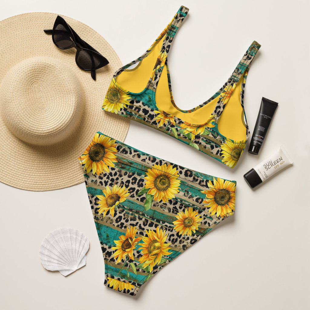 Baha Ranch Yeehaw Leopard & Sunflower Bikini by Baha Ranch Western Wear - product image 5
