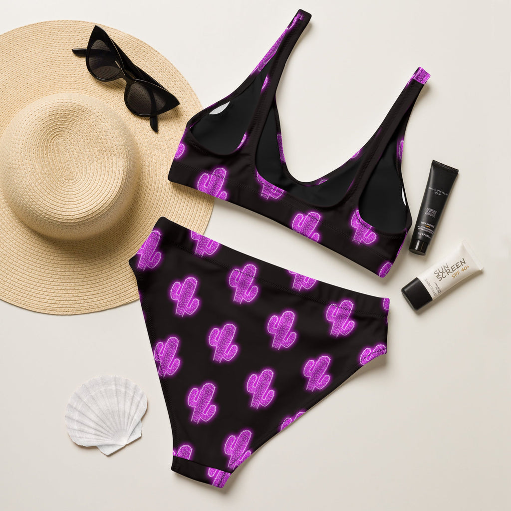 Baha Ranch Yeehaw Purple Neon Cactus Bikini by Baha Ranch Western Wear - product image 9