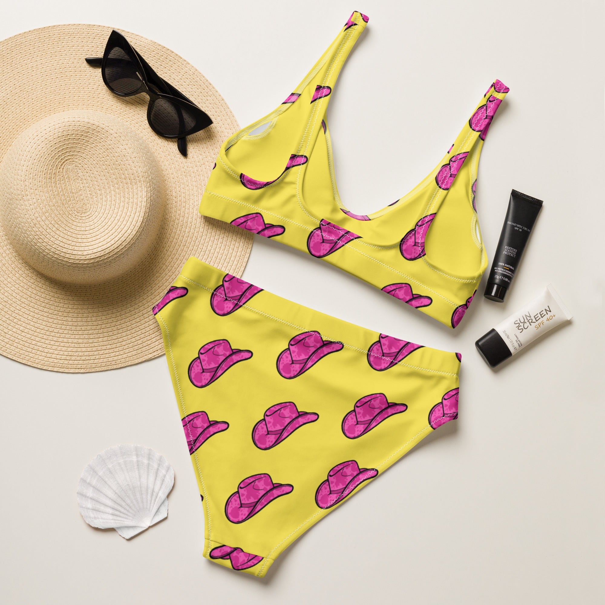 Baha Ranch Yeehaw Pink Hat Bikini by Baha Ranch Western Wear - product image 9