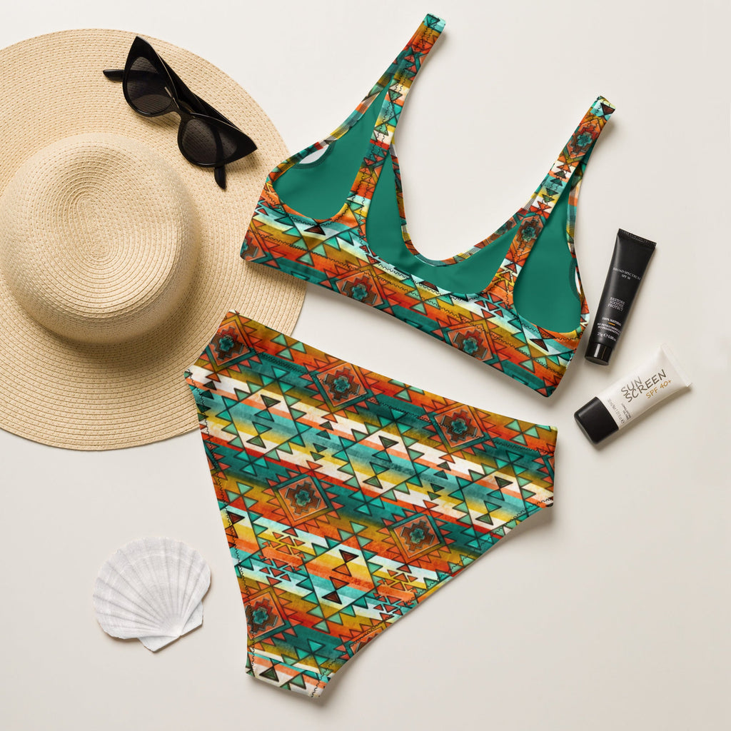 Baha Ranch Yeehaw Mustard Aztec Bikini by Baha Ranch Western Wear - product image 3