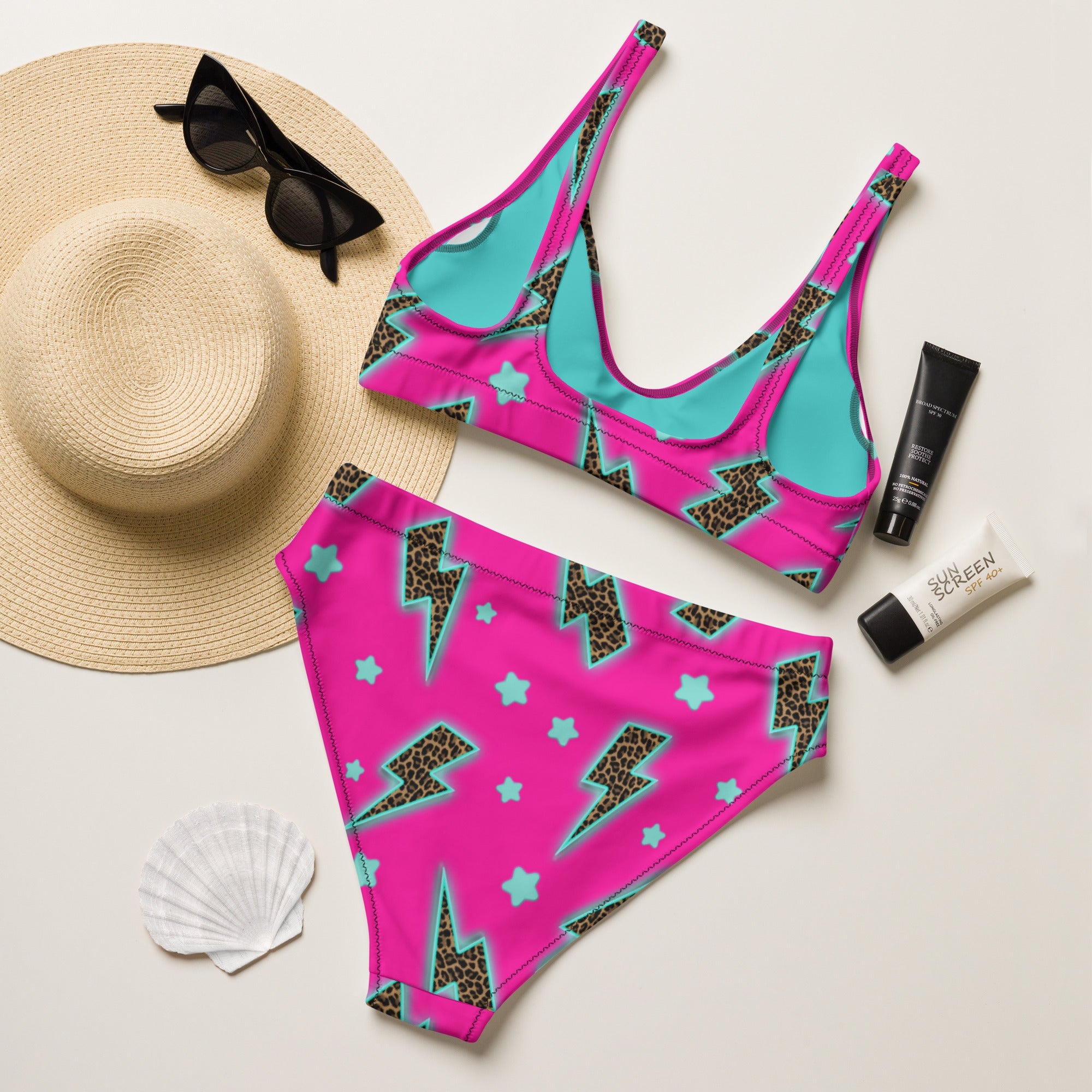 Baha Ranch Yeehaw Leopard Lightning Bikini by Baha Ranch Western Wear - product image 7
