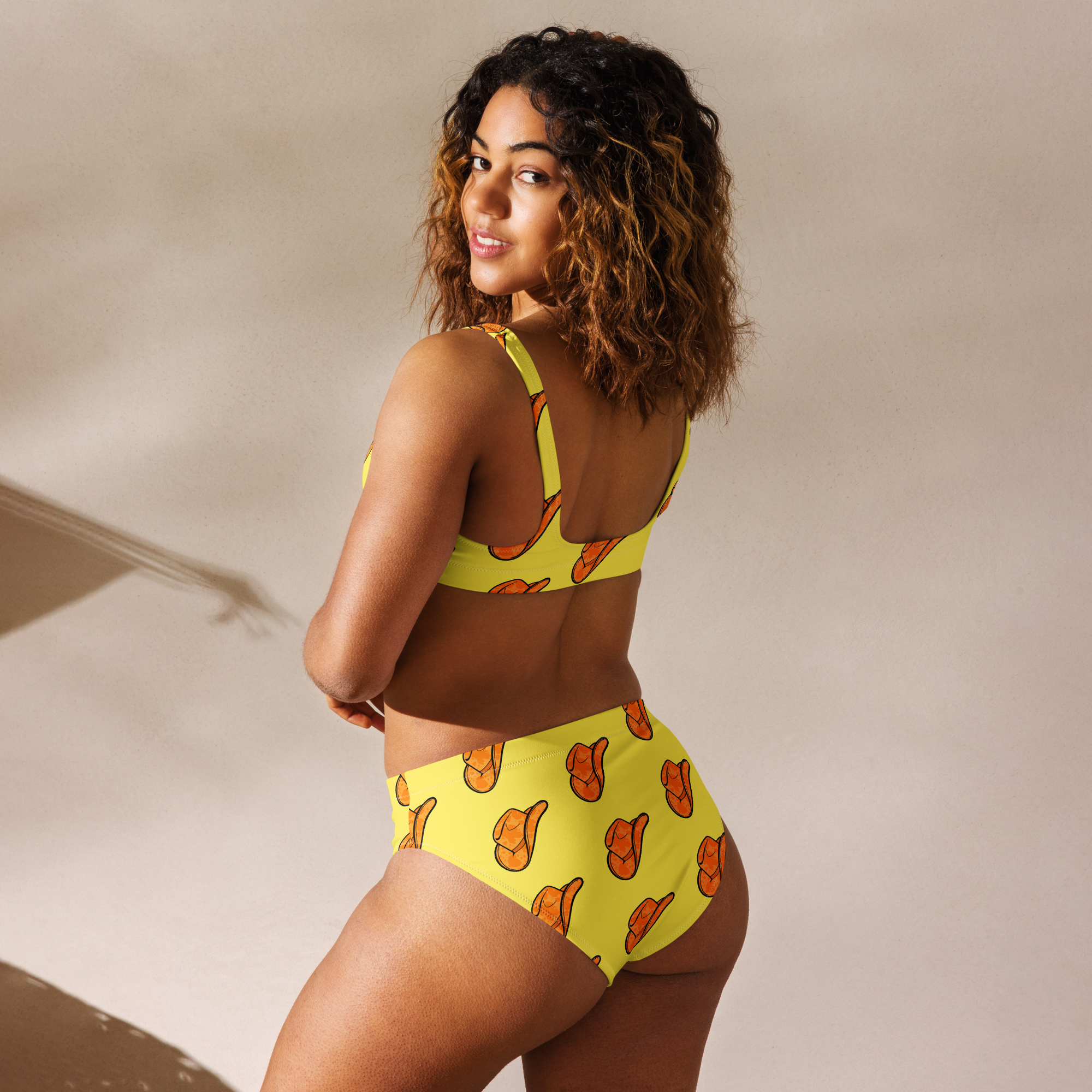 Baha Ranch Yeehaw Orange Hat Bikini by Baha Ranch Western Wear - product image 4