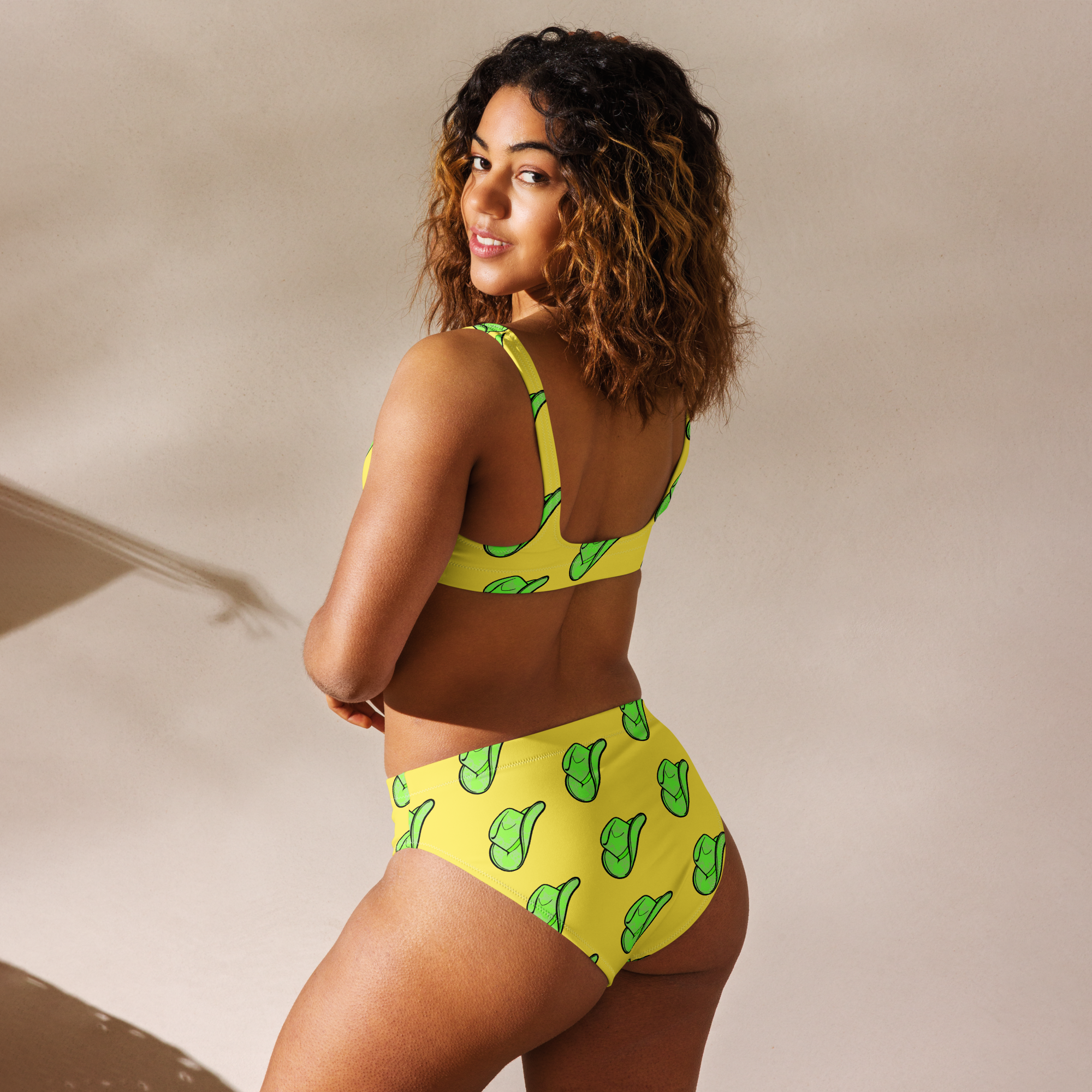 Baha Ranch Yeehaw Green Hat Bikini by Baha Ranch Western Wear - product image 4
