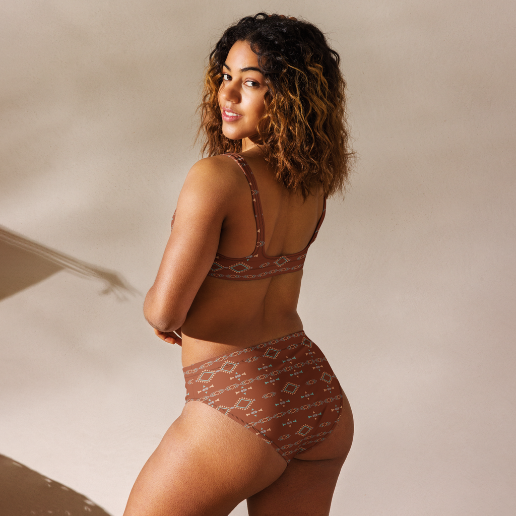 Baha Ranch Yeehaw Brown Aztec Bikini by Baha Ranch Western Wear - product image 3
