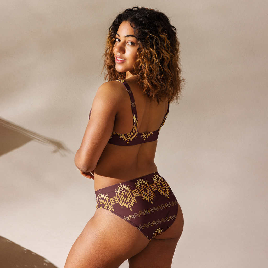 Baha Ranch Yeehaw Gold Aztec Bikini by Baha Ranch Western Wear - product image 3