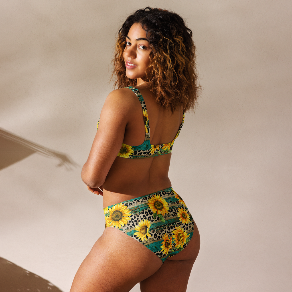 Baha Ranch Yeehaw Leopard & Sunflower Bikini by Baha Ranch Western Wear - product image 3