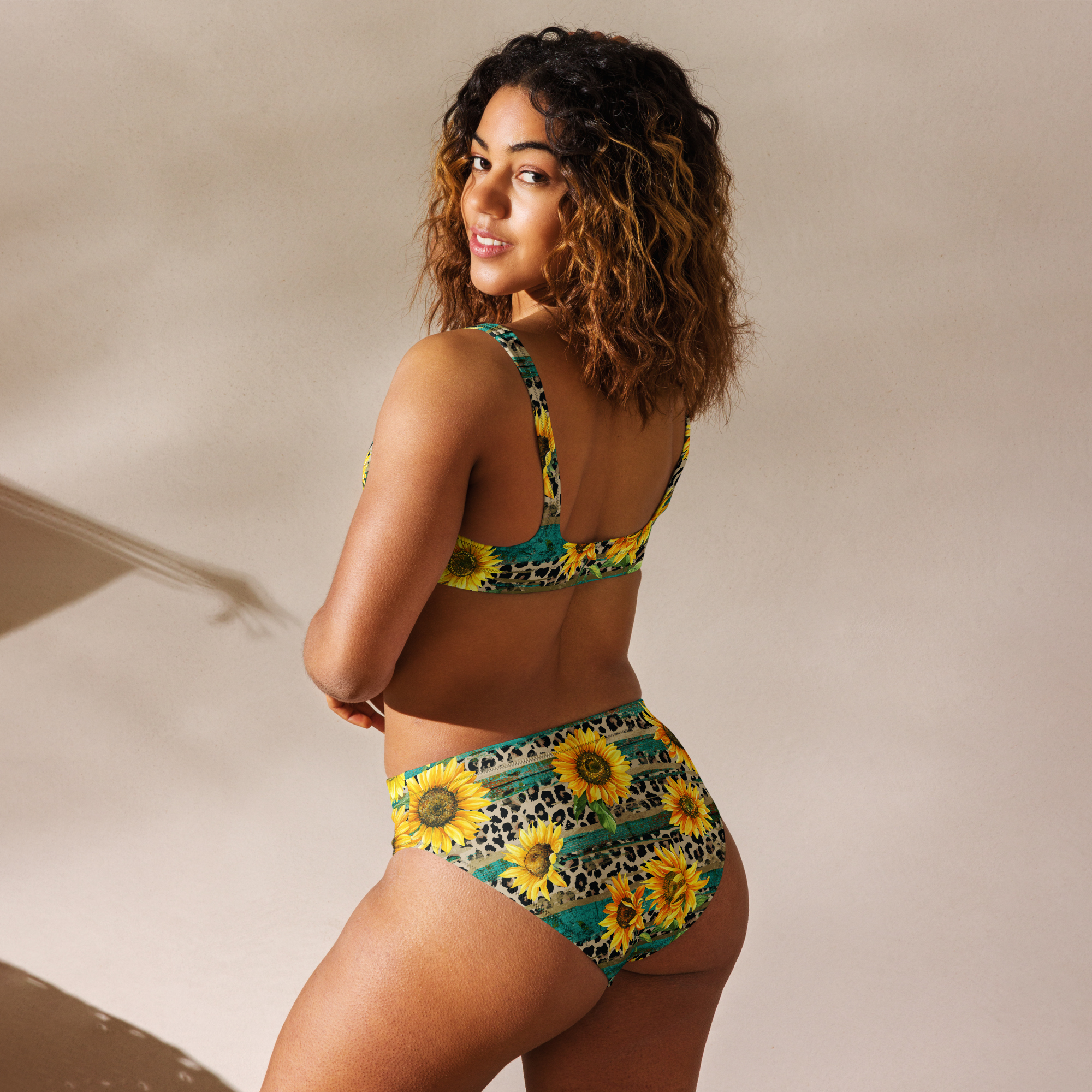 Baha Ranch Yeehaw Leopard & Sunflower Bikini by Baha Ranch Western Wear - product image 3