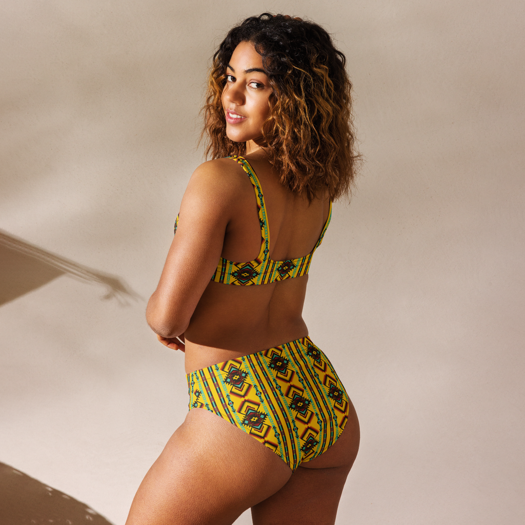 Baha Ranch Yeehaw Mustard Aztec Bikini by Baha Ranch Western Wear - product image 3