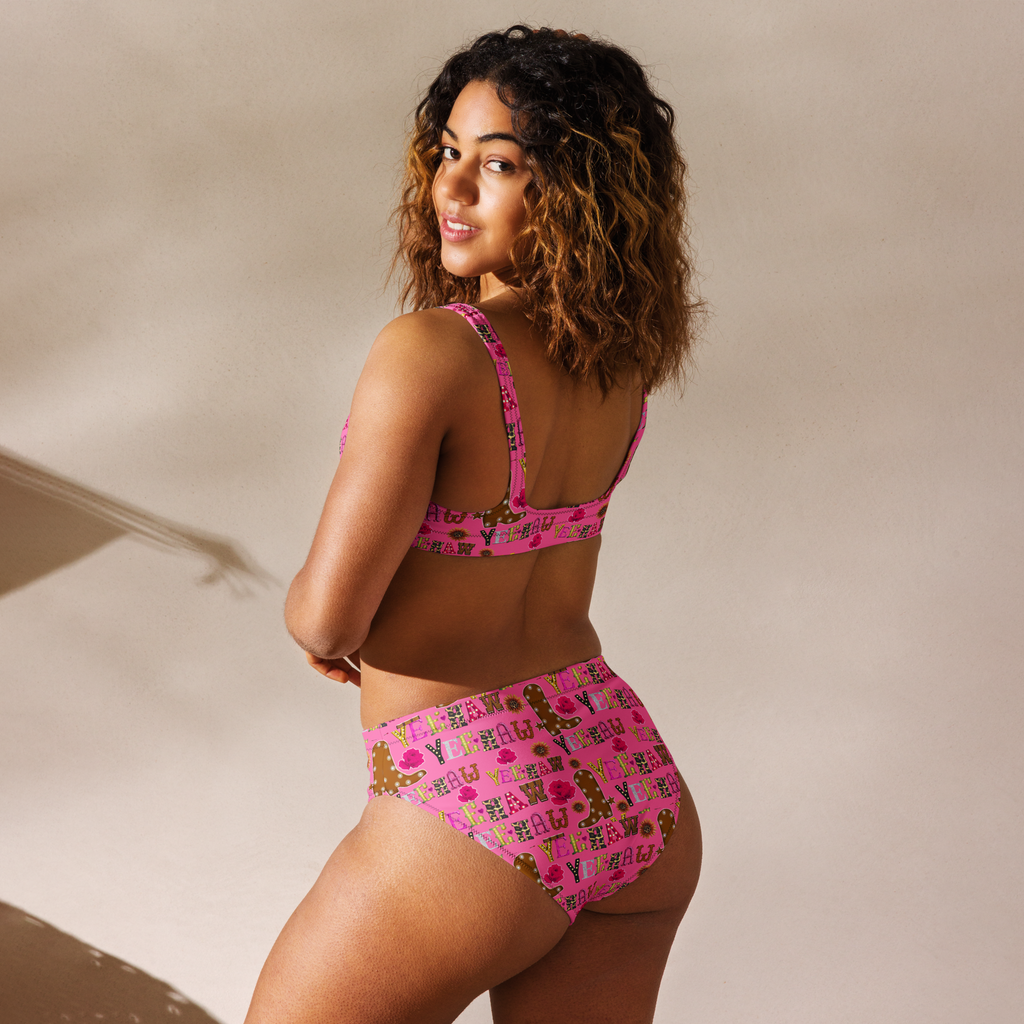 Yeehaw Pink Yeehaw Bikini by Baha Ranch Western Wear - product image 5