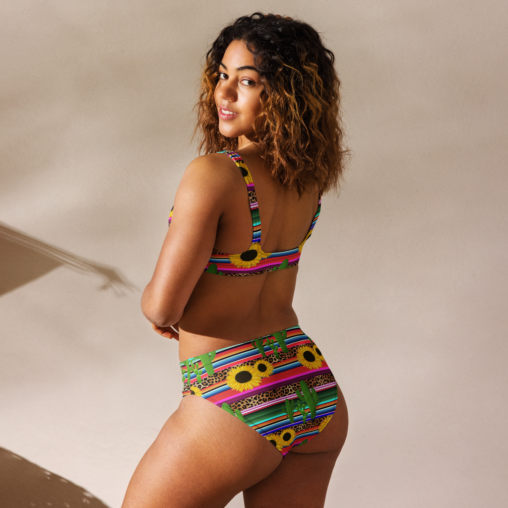 Yeehaw Sunflower Serape Bikini by Baha Ranch Western Wear - product image 5