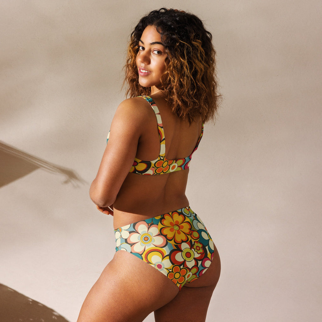 Baha Ranch Yeehaw Woodstock Retro Floral Bikini by Baha Ranch Western Wear - product image 4