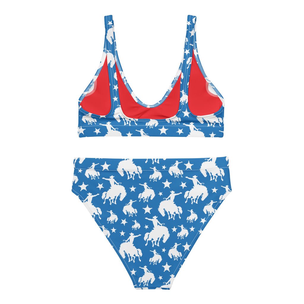 Baha Ranch Yeehaw Blue Rodeo Cowboy Bikini by Baha Ranch Western Wear - product image 4