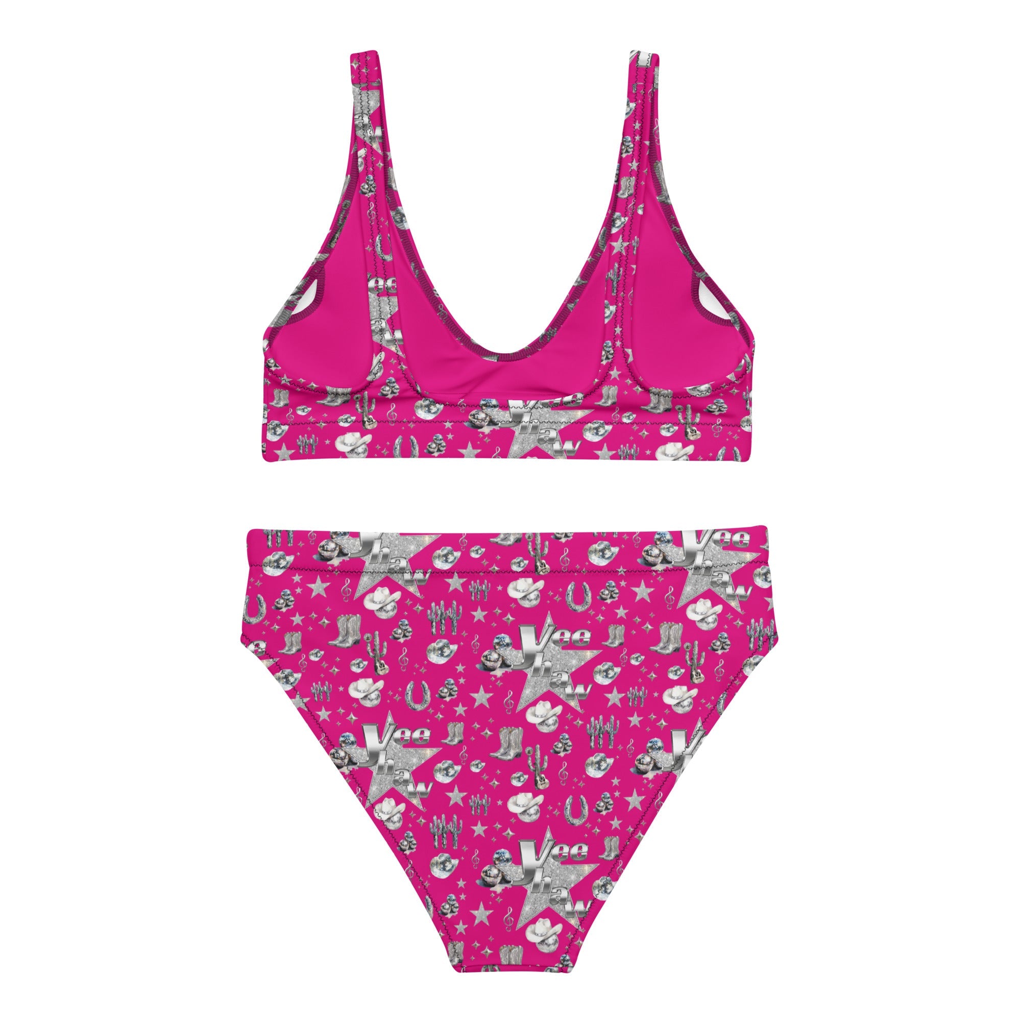 Baha Ranch Yeehaw Magenta Rhinestone Cowgirl Turquoise Bikini by Baha Ranch Western Wear - product image 3
