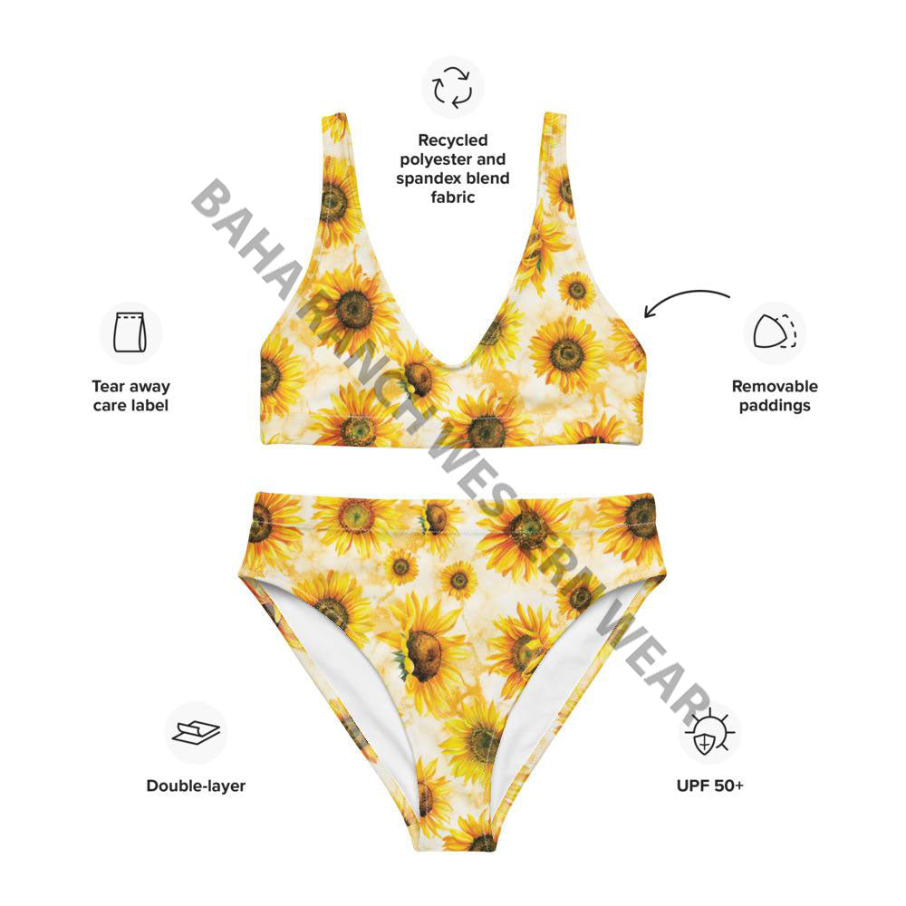 Yeehaw Sunflower Bikini by Baha Ranch Western Wear - product image 10