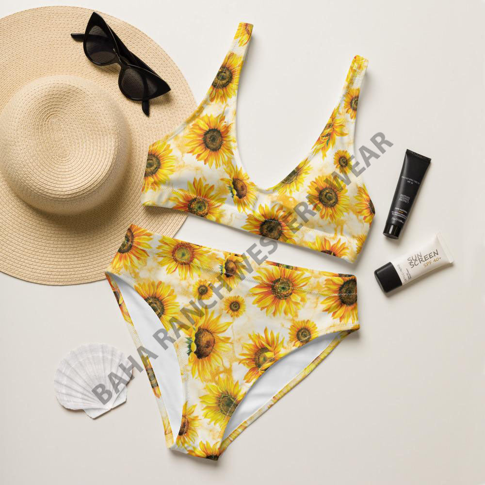 Yeehaw Sunflower Bikini by Baha Ranch Western Wear - product image 2