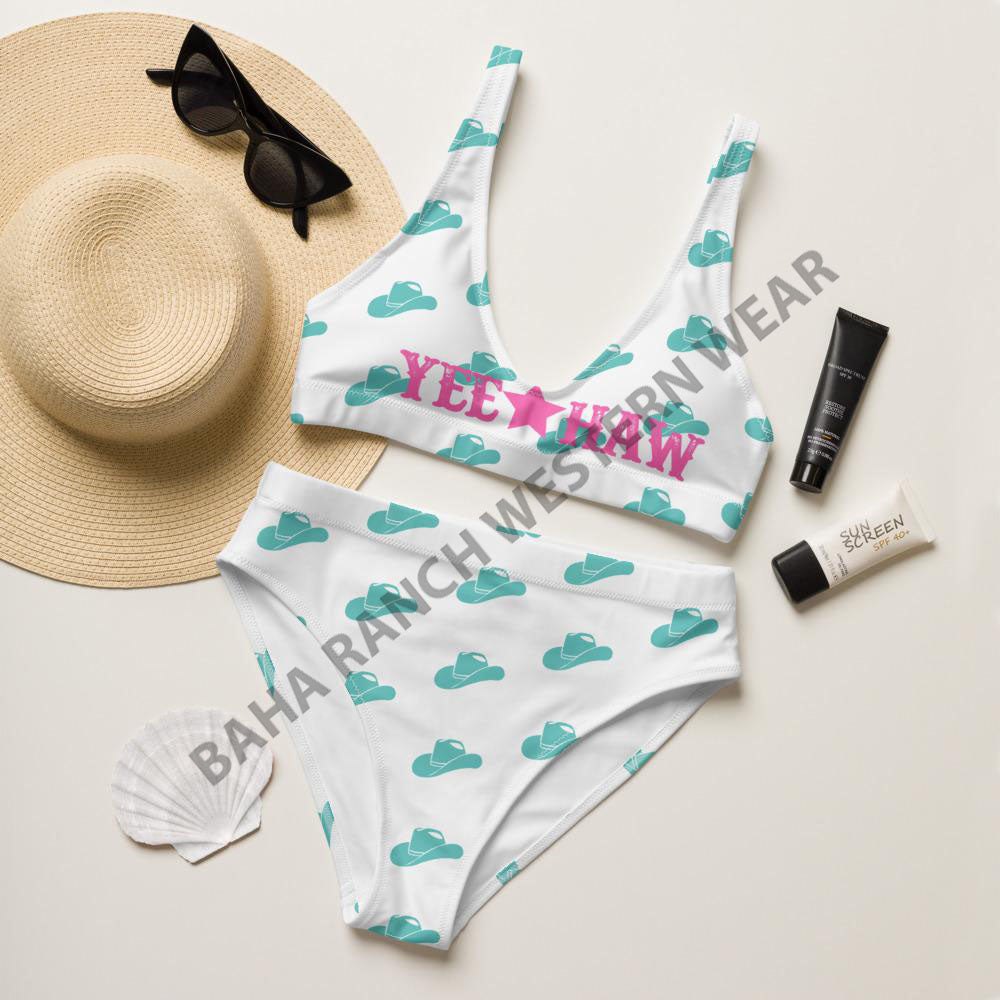 Yeehaw Turquoise Hat Yeehaw Bikini by Baha Ranch Western Wear - product image 2