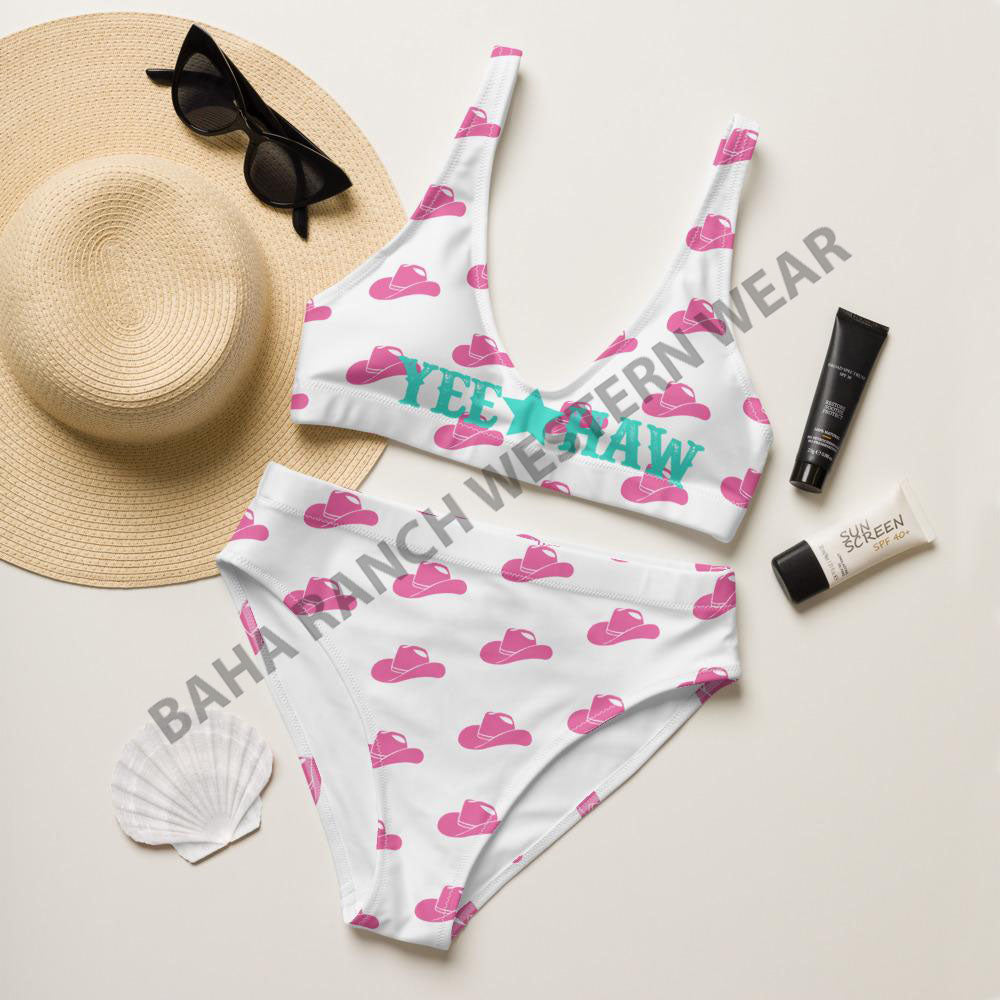 Yeehaw Pink Hat Yeehaw Bikini by Baha Ranch Western Wear - product image 2