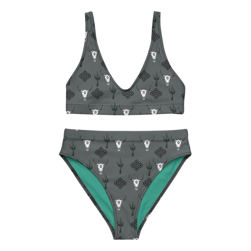 Yeehaw Aztec Bull Skull Bikini by Baha Ranch Western Wear - product image 6