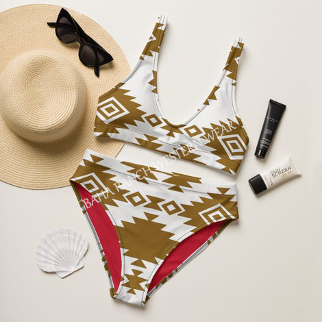 Baha Ranch Yeehaw Bold Brown Aztec Bikini by Baha Ranch Western Wear - product image 4